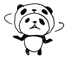 Panda in panda sticker #590051