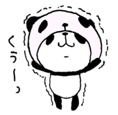 Panda in panda sticker #590053