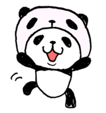 Panda in panda sticker #590055