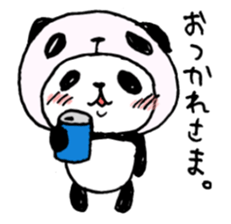 Panda in panda sticker #590057