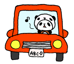 Panda in panda sticker #590064