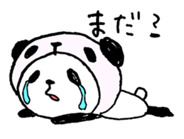 Panda in panda sticker #590066