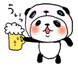 Panda in panda sticker #590067