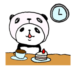 Panda in panda sticker #590070