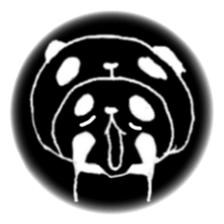 Panda in panda sticker #590073
