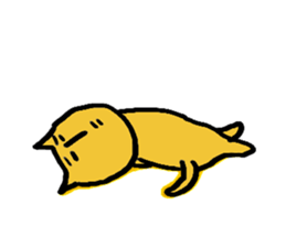 Charlie a middle aged cat sticker #590117