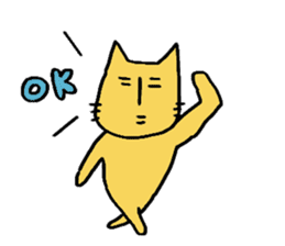 Charlie a middle aged cat sticker #590143