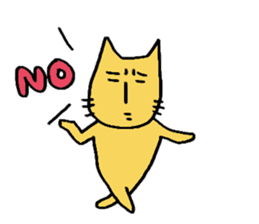 Charlie a middle aged cat sticker #590144