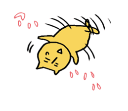 Charlie a middle aged cat sticker #590149