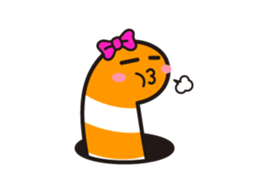 Spotted garden eel & Splendid garden eel sticker #590272