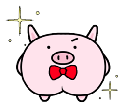 Peach Pig sticker #590314