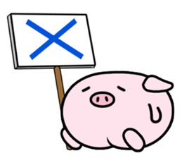 Peach Pig sticker #590321