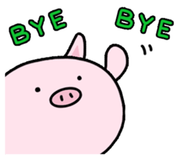 Peach Pig sticker #590322