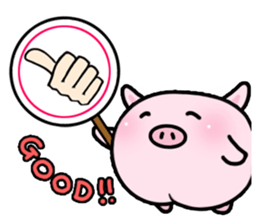 Peach Pig sticker #590325