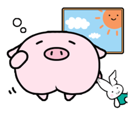 Peach Pig sticker #590326