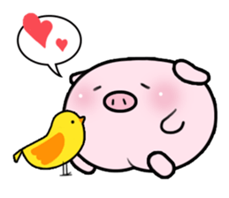 Peach Pig sticker #590330