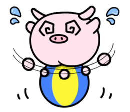 Peach Pig sticker #590331
