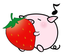Peach Pig sticker #590332