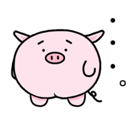 Peach Pig sticker #590333