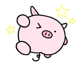 Peach Pig sticker #590335