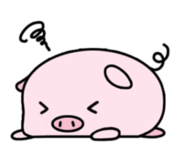 Peach Pig sticker #590338