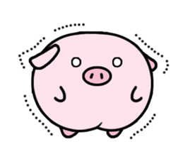 Peach Pig sticker #590339