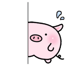 Peach Pig sticker #590341