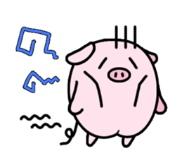 Peach Pig sticker #590342