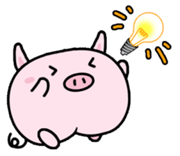 Peach Pig sticker #590344