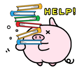 Peach Pig sticker #590345