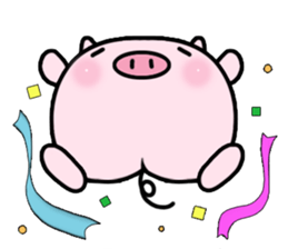 Peach Pig sticker #590346