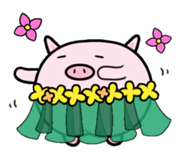 Peach Pig sticker #590350