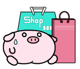 Peach Pig sticker #590351