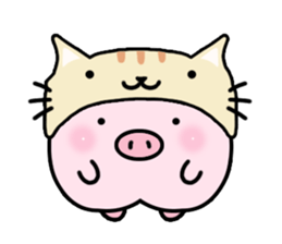 Peach Pig sticker #590352
