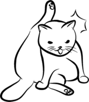 the simple sticker of cats sticker #590601