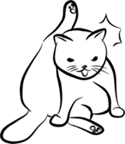 the simple sticker of cats sticker #590601