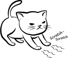 the simple sticker of cats sticker #590603