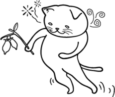 the simple sticker of cats sticker #590610