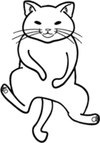 the simple sticker of cats sticker #590614