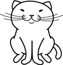 the simple sticker of cats sticker #590617