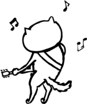 the simple sticker of cats sticker #590621