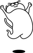 the simple sticker of cats sticker #590623