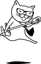 the simple sticker of cats sticker #590624