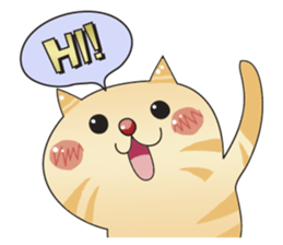 Pop loose! Cat & rabbit sticker #591196