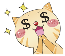 Pop loose! Cat & rabbit sticker #591220