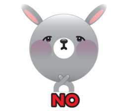Playful Rabbit sticker #591601