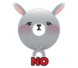 Playful Rabbit sticker #591601