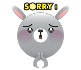 Playful Rabbit sticker #591604