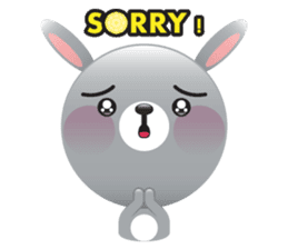 Playful Rabbit sticker #591604