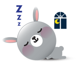 Playful Rabbit sticker #591606